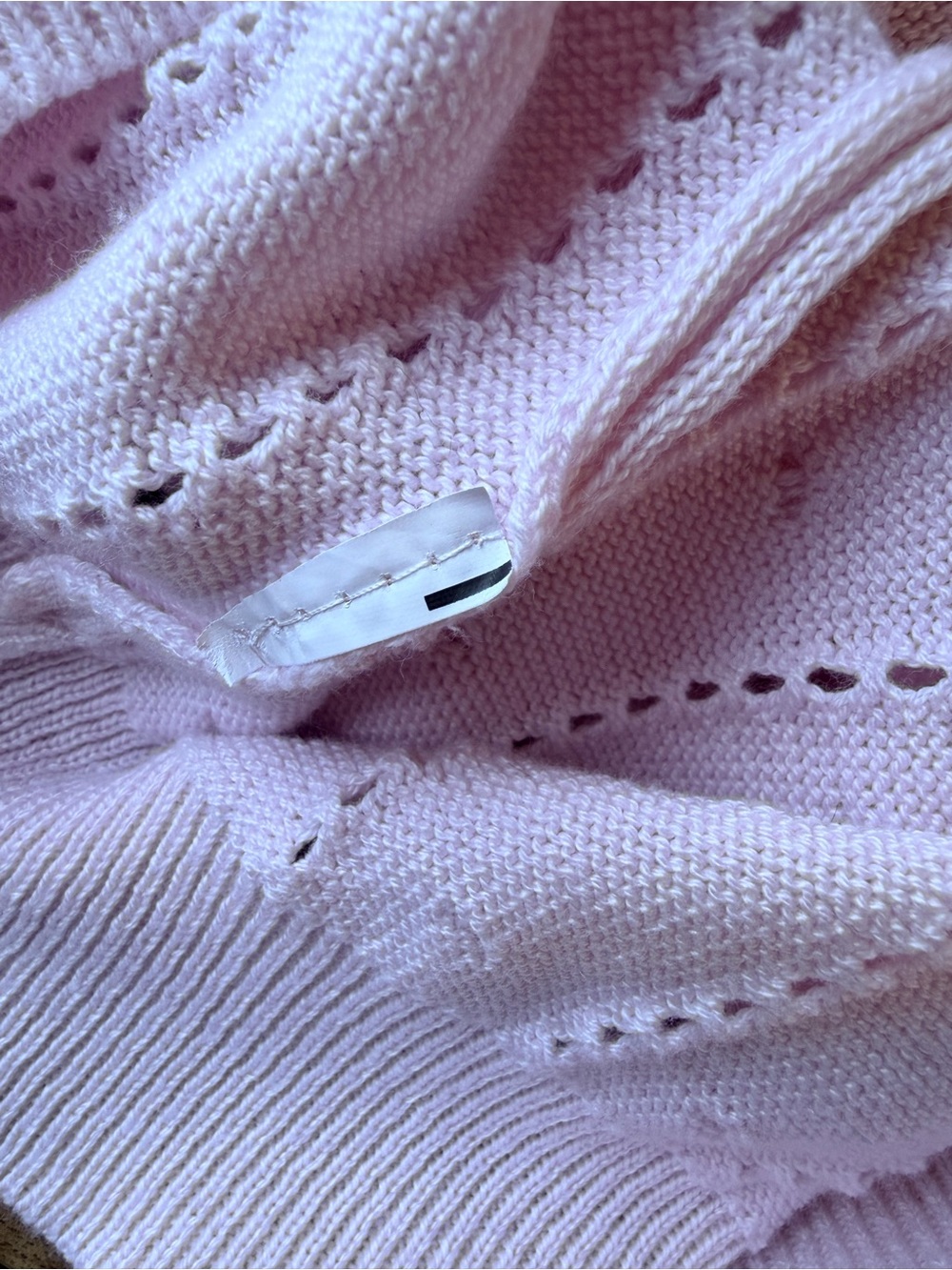 Light Pink Ruffle Sleeve Sweater - Picture 10 of 14